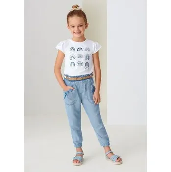 letní tencel kalhoty pro holky Mayoral 3503-53 velikost 110