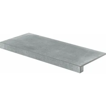 Obklad Rebel, schodová tvarovka, 40x80 cm, tmavě šedá