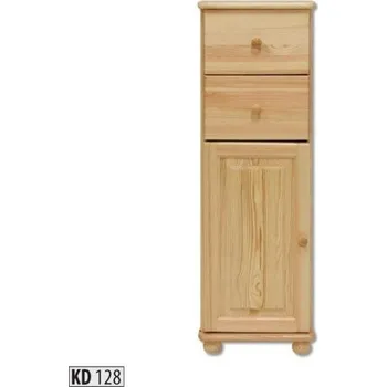 Komoda ImportWorld Komoda Seth masiv v122 x š40 x h47 cm (Barva dřeva: Ořech)