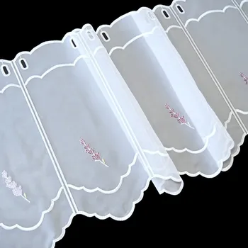 Vitrážová záclona Levande bez obšití 60