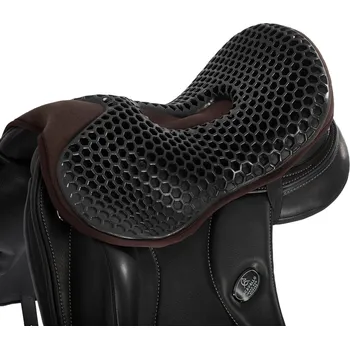 Gelový drezurní potah na posedlí Acavallo Ortho-Pubis, velký, černá