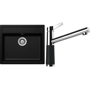 Granitový dřez Set Schock S10-4 (dřez Mono N-100 Magma + baterie SC-510 Magma)