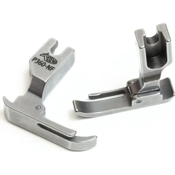 Příslušenství k šicímu stroji P360-NF PATKA ZIPOVÁ LEVÁ , 8MM PRO 1-JEHLOVÉ PRŮMYSLOVÉ ŠICÍ STROJE S JEHELNÍM PODÁVÁNÍM