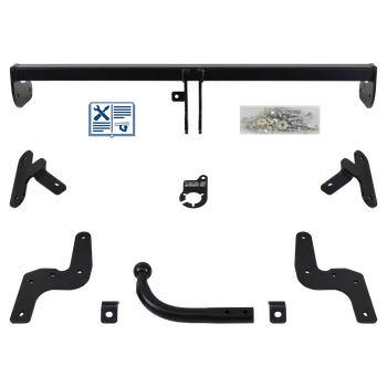 Tažné zařízení AUTO-HAK tažné zařízení pevné včetně TowTec elektropřípojky 7pólové typová - CITROËN C3 AIRCROSS I