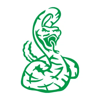 Samolepící dekorace SAMOLEPKA Had 002 pravá chřestýš (12 - zelená) NA AUTO, NÁLEPKA, FÓLIE, POLEP, TUNING, VLASTNÍ TEXT, TISK, AUTOSAMOLEPKY.cz, POLEPY, OBRÁZEK, LOGO, SAMOLEPKY