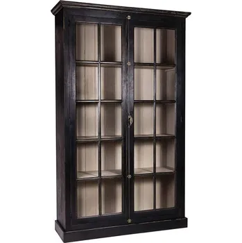 Knihovna Vitrína D554 Patina povrchu: Antiquaire, Barva povrchu nábytku: Peau d´ane