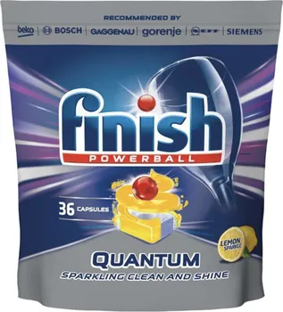 Tableta do myčky Finish Powerball Quantum Max Lemon 36 ks