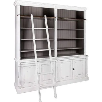 Knihovna Knihovna D158 & D158 schůdky & D158 spodní díl Patina povrchu: Bez patiny, Barva povrchu nábytku: Eclipse