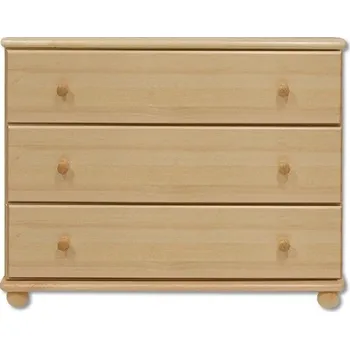 Komoda ImportWorld Komoda Sidney masiv v78 x š100 x h47 cm (Barva dřeva: Borovice)