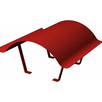 PREFA kryt komínu napoleon, 1000 x 700 mm, Světle šedá P10