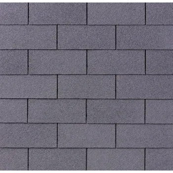 Střešní krytina Asfaltový šindel - IKO Superglass 3Tab - Obdélník, šedý (IKO Superglass - Obdélník, šedý)