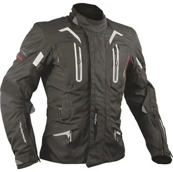 Moto bunda TESLA černá textilní moto bunda A-PRO - 3XL
