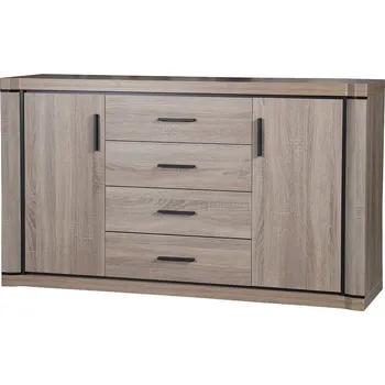 Komoda Eoshop Komoda LASAL L-1 (Barva dřeva: Dub lanýž)