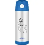 Thermos Dětská termoska s brčkem - jelen 470 ml