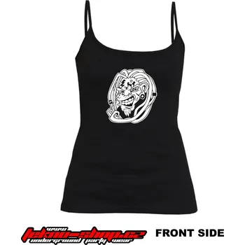 TEKNOSHOP System Dread tekno tílko s potiskem dámské M červené