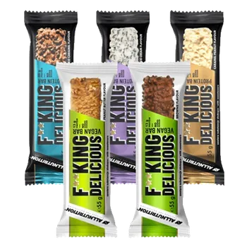 Protein Allnutrition F**king Delicious Protein bar 55g - čokoláda, karamel