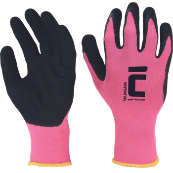 Pracovní rukavice ČERVA Rukavice SALANGANA s blistrem, máčené 0108026425100BN 10 Růžová