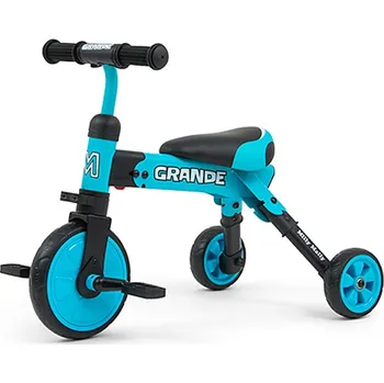 Dětské vozidlo Dětská tříkolka 2v1 Milly Mally Grande blue