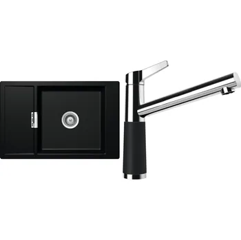 Granitový dřez Set Schock S5-4 (dřez Mono D-100XS Magma + baterie SC-510 Magma)