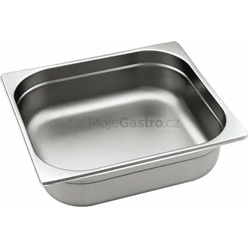 GN 2/3 (h=100 mm) nerezová plná OPTINOX