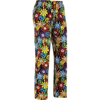 Gastro oděv EGOchef Kalhoty - Peace and Love XXXL E-3502147A3XL