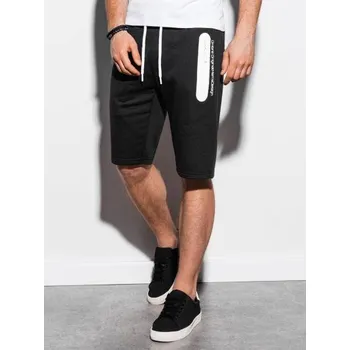 Pánské kraťasy Pánské teplákové kraťasy SOLLY černé