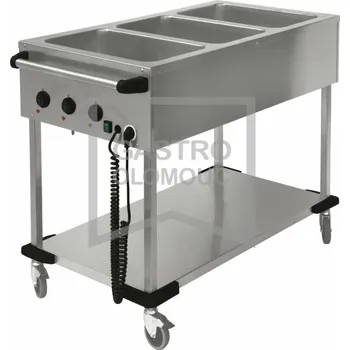 OEM Vodní lázeň pojízdná, model MBP 3GN 1/1 Varianta: Vodní lázeň pojízdná, model MBP 3GN 1/1