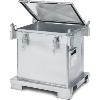 nádrž Nádoba na nebezpečný odpad ASP, objem 600 litrů, žárově zinkovaná