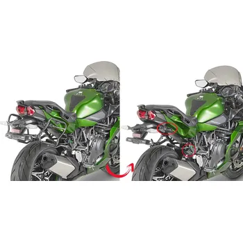Motodoplněk PLXR4123 trubkový nosič Kawasaki Ninja H2 1000 SX (18-24) jen pro boční kufry V 35/ V 37