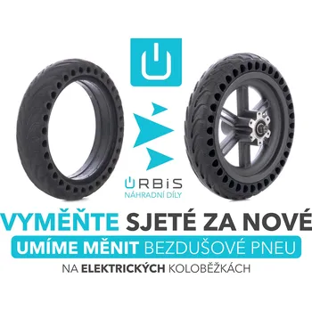 Elektrokoloběžka URBIS TEMPISH Výměna pneumatiky