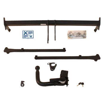 Tažné zařízení GDW tažné zařízení Odnímatelné Tažné rameno zasunuté zespodu - MAZDA 3 Šikmá zadní část