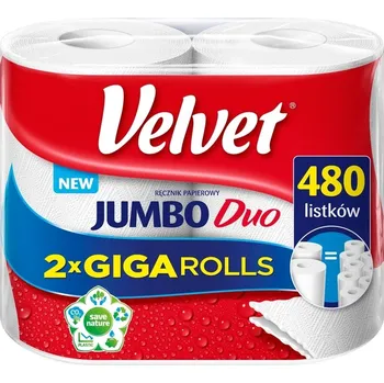 Papírová utěrka Velvet Jumbo Duo 152241 2vrstvé 2 ks