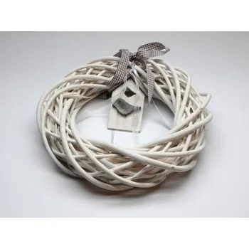 Věnec Věnec s mašlí bílý