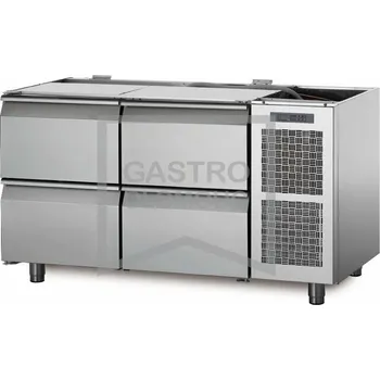 Coldline Chladící stůl TS13/4M bez vrchní desky Varianta: Chladící stůl TS13/4M bez vrchní desky