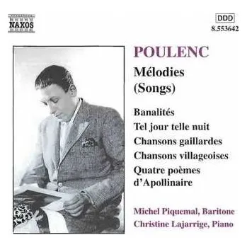 Zahraniční hudba CD Francis Poulenc: Mélodies (Songs) 2000