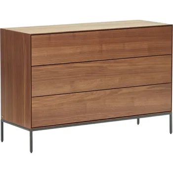 Komoda Ořechová komoda Kave Home Vedrana 110 x 40 cm