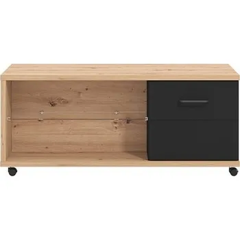 Konferenční stolek Konferenční stolek Lugano - dub artisan/černá