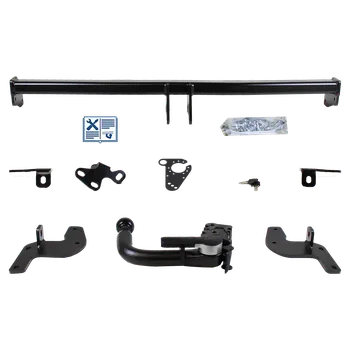 Tažné zařízení GDW tažné zařízení Odnímatelné včetně TowTec elektropřípojky 7pólové univerzální - CITROËN C4 CACTUS
