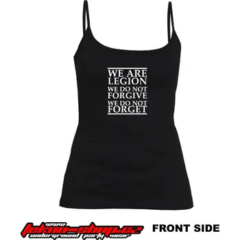 TEKNOSHOP Anonymous Legion tekno tílko s potiskem dámské XL červené