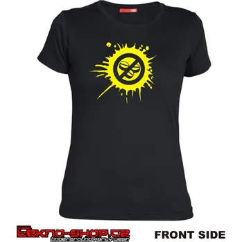 Dámské tričko TEKNOSHOP No Extosy tekno tričko s potiskem dámské S červené