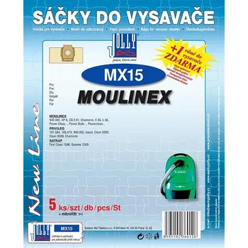 Sáček do vysavače Jolly MX15 5 ks