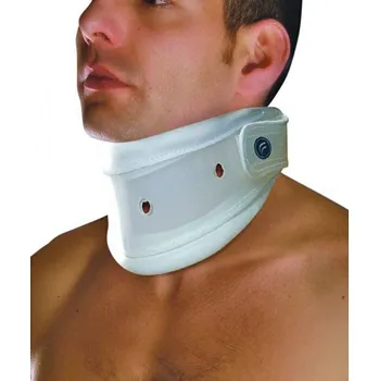 Fortuna Healthcare Nastavitelný krční límec na suchý zip bílý L