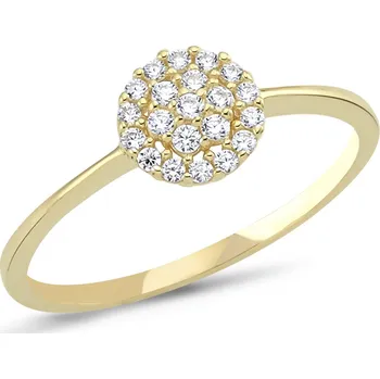 Prsten Lillian Vassago Elegantní zlatý prsten se zirkony LLV66-GR112Y Velikost prstenu: 58