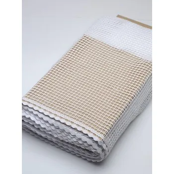 Záclona Krajková záclonka bez vzoru bílá 64 cm