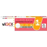 viGO Sáček zipový s jezdcem 2 l 10 ks