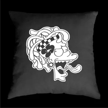 Dekorativní polštářek TEKNOSHOP Bart 23 tekno polštářek s potiskem zelený