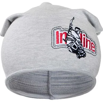 Kojenecká čepice Podzimní dětská čepička New Baby In-line šedá, vel. 110 (4-5r)