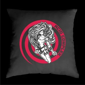 Dekorativní polštářek TEKNOSHOP A COMPLEX tekno polštářek s potiskem oranžový