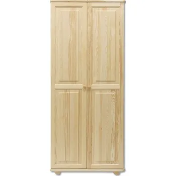 Nábytek ImportWorld Šatní skříň Suzanne masiv v190 x š82 x h60 cm (Barva dřeva: Dub)