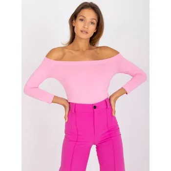 Dámská halenka Dámská světle růžová bavlněná Dámská halenka basic Blink